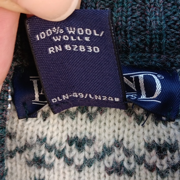LANDS END WOOL SWEATER - Picture 4 of 4